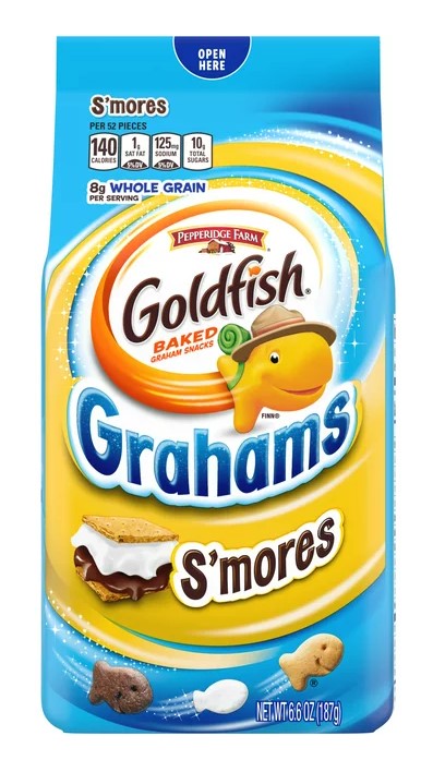 Goldfish Grahams S'mores Crackers, Snack Crackers, 6.6 oz bag – The ...