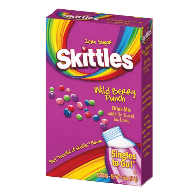 Skittles Wild Berry Punch Singles 6ct