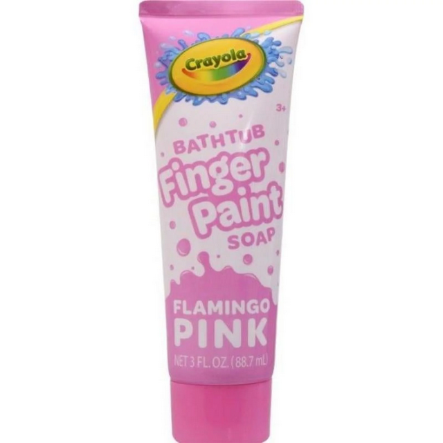 Crayola Flamingo Pink Bathtub Finger Paint Soap