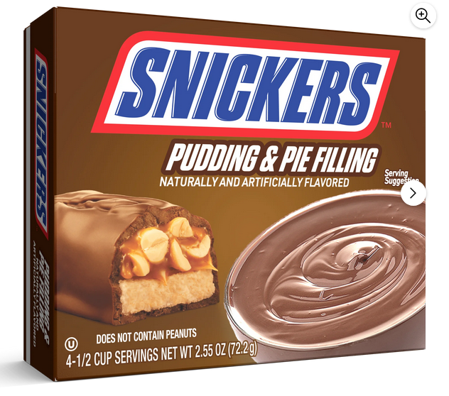 SNICKERS™ Milk Chocolate Pudding &amp; Pie Filling, 3.03 oz, Box