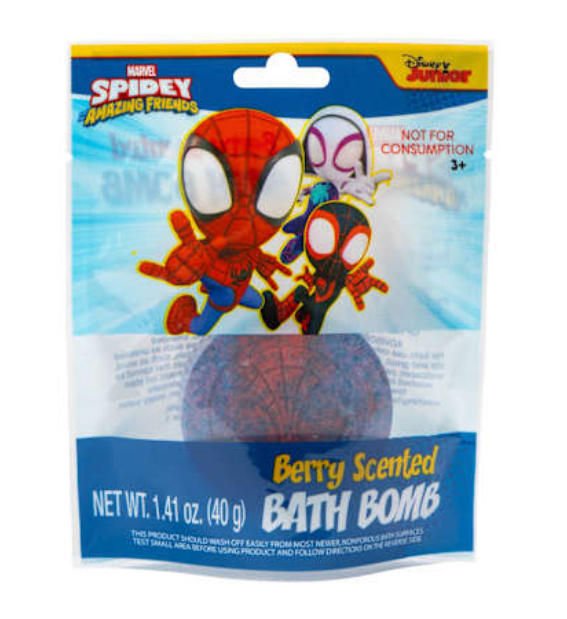 Spidey Kids Bath Bombs 1.41oz