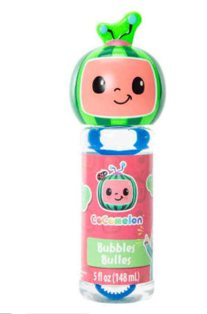 Cocomelon Bubbles With Character Top 5oz