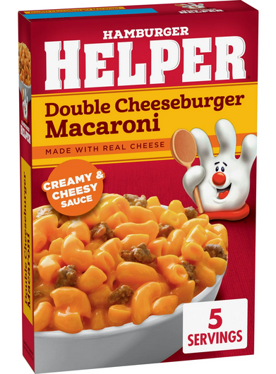 Hamburger Helper Double Cheeseburger Macaroni, 6 oz Box