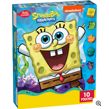 Betty Crocker Nickelodeon SpongeBob SquarePants Gluten Free Fruit Flavored Snacks
