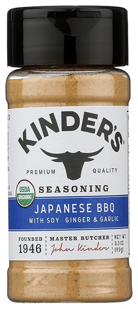 KINDERS Organic Japanese BBQ Seasoning, 3.3oz