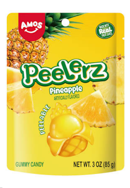 Peelerz® Pineapple Peelable Gummy Candy 3oz