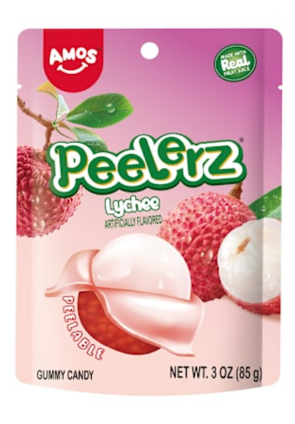 Peelerz® Lychee Peelable Gummy Candy 3oz