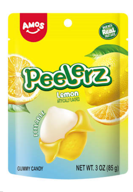 Peelerz® Lemon Peelable Gummy Candy 3oz