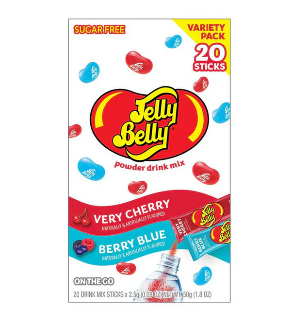 Jelly Belly Variety Powder Drink Mix 20ct