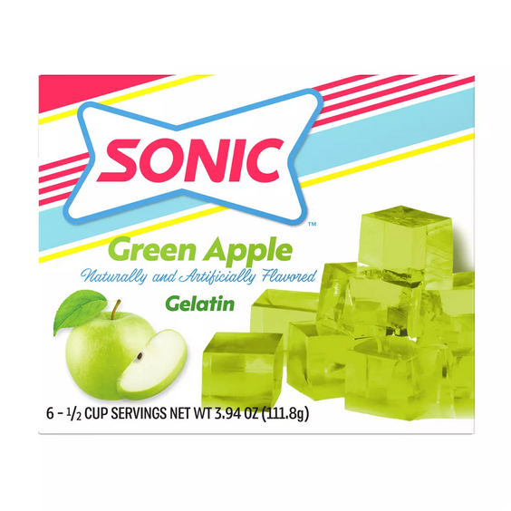 Sonic Gelatin - Green Apple
