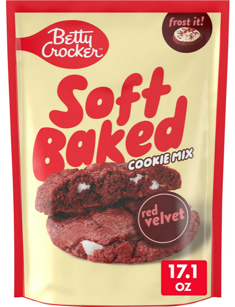 Betty Crocker Soft Baked Cookie Mix Red Velvet