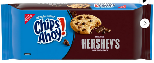 CHIPS AHOY! Hershey's Milk Chocolate Chip Cookies, 9.5 oz