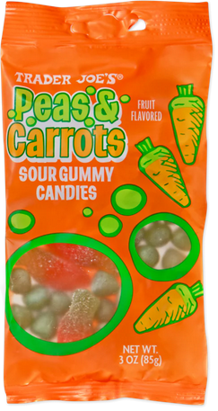 Peas & Carrots Sour Gummy Candies
