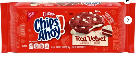 CHIPS AHOY! Chewy Red Velvet Cookies, 9.6 oz