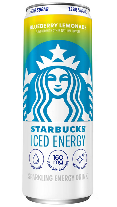 Starbucks Iced Blueberry Lemonade Energy Drink - 12 fl oz Can