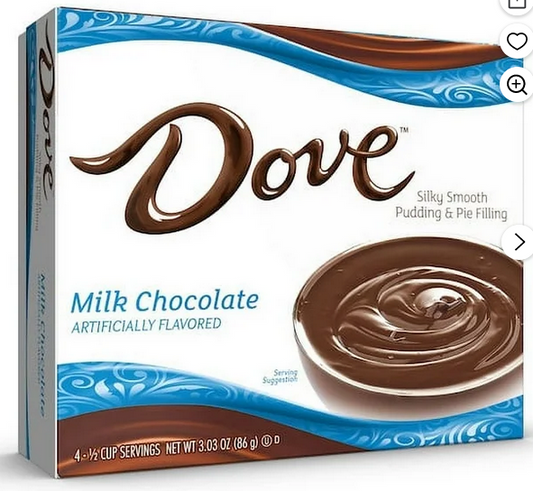 Dove Milk Chocolate Pudding, 3.03 Ounces