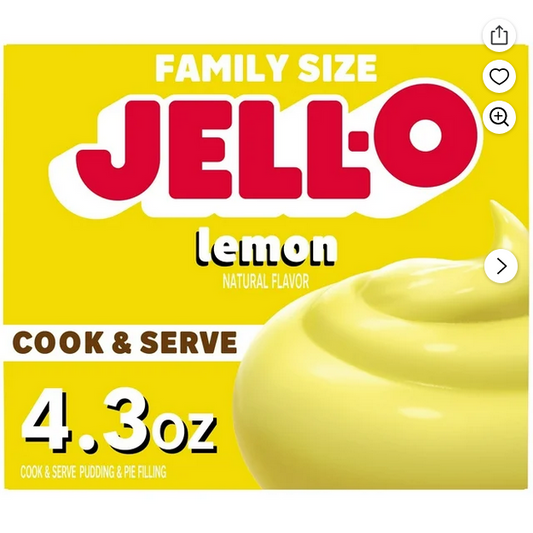 Jell-O Cook & Serve Pudding & Pie Filling Lemon