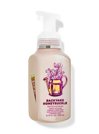 Backyard Honeysuckle Gentle &amp; Clean Foaming Hand Soap