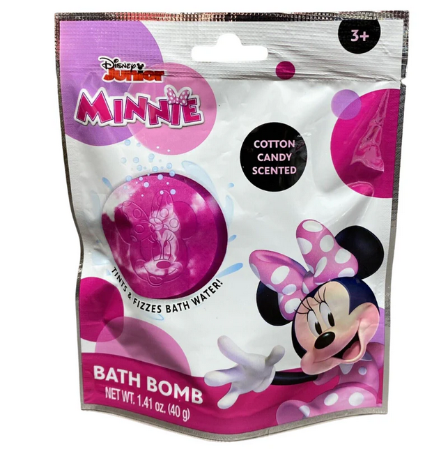 Disney Junior Minnie Mouse Bath Bomb Cotton Candy Scented