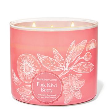 Pink Kiwi Berry  3-Wick Candle
