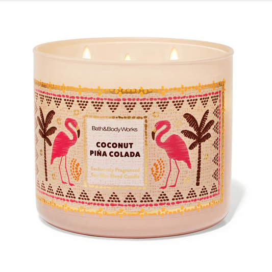 Coconut Pina Colada 3-Wick Candle