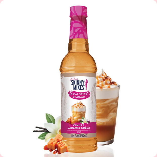 Jordans Skinny Mixes Sugar Free Vanilla Caramel Creme Syrup