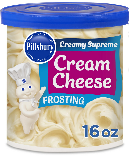 Pillsbury Creamy Supreme Cream Cheese Frosting, 16 oz Tub