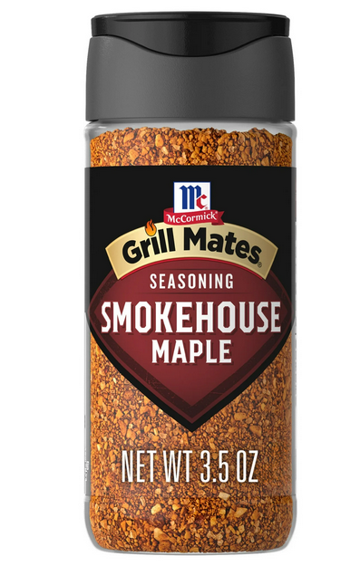 McCormick Grill Mates Gluten Free Smokehouse Maple Seasoning, 3.5 oz Bottle