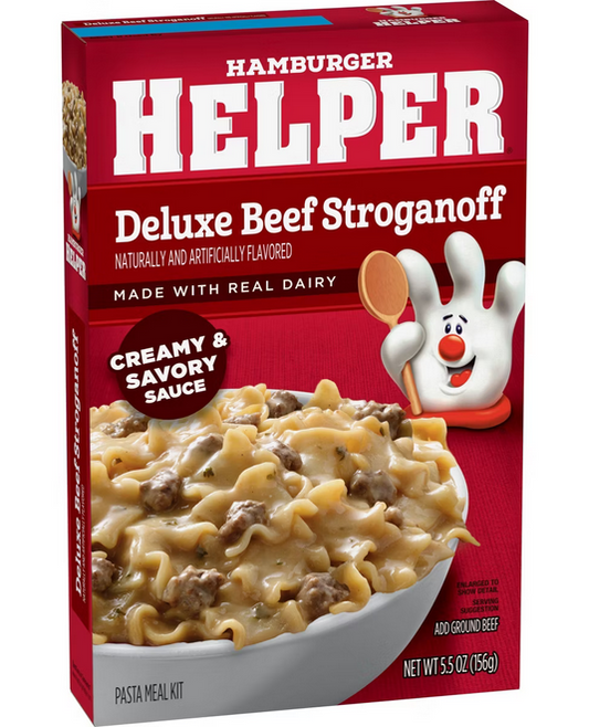 Hamburger Helper Deluxe Beef Stroganoff Pasta Meal Kit - 5.5oz