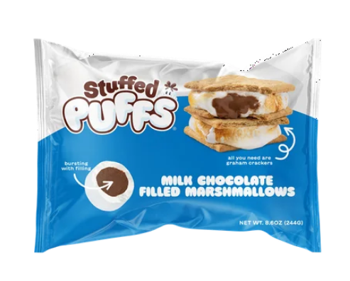 Stuffed Puffs Chocolate Filled Vanilla Marshmallows, 8.6oz Bag