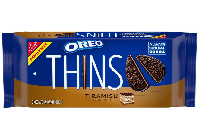Oreo Thins Tiramisu Cookies Family Size - 11.78oz