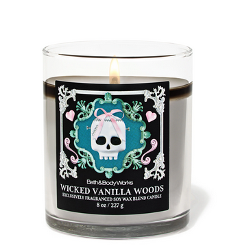 Wicked Vanilla Woods Single Wick Candle