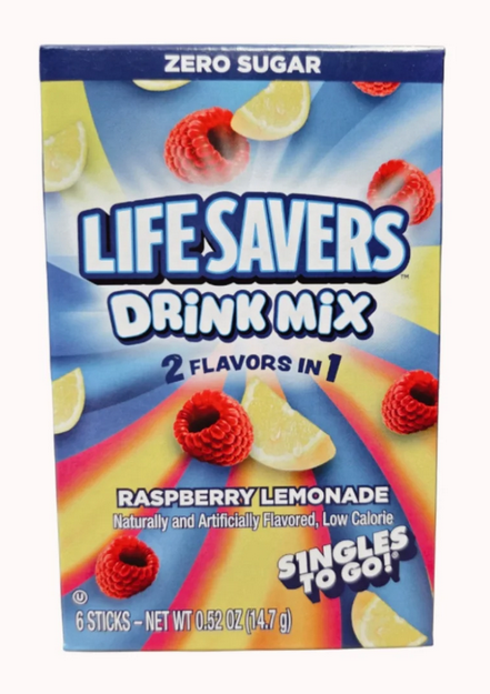 Life Savers Raspberry Lemonade Sugar Free Drink 6ct