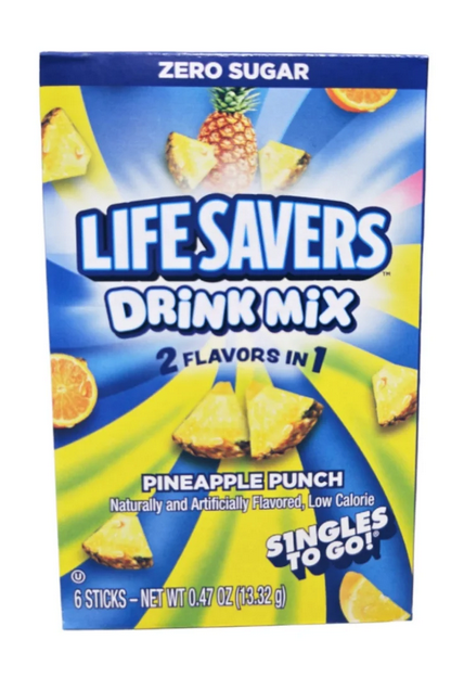 Life Savers Pineapple Punch Sugar Free Drink 6ct