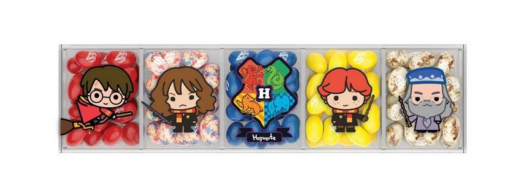 Jelly Belly Harry Potter Halloween 5 Flavor Clear Box Candy - 4oz