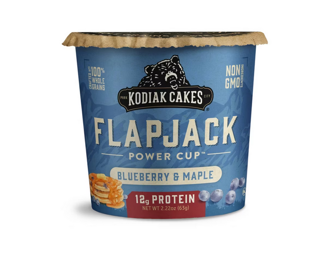 Kodiak Cakes Protein-Packed Single-Serve Flapjack Cup Blueberry &amp; Maple - 2.22oz