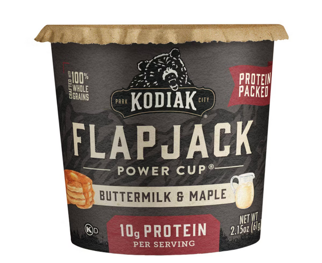 Kodiak Cakes Protein-Packed Single-Serve Flapjack Cup Buttermilk &amp; Maple - 2.15oz