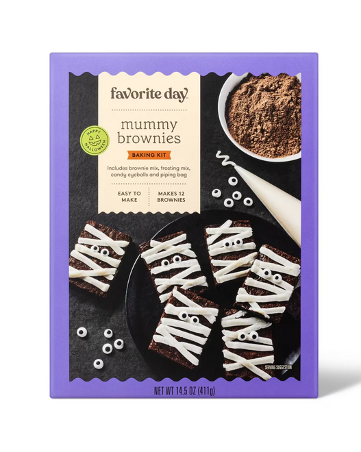 Mummy Brownies Baking Kit - 14.5oz - Halloween - Favorite Day