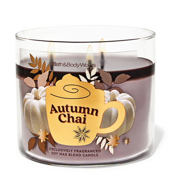 Autumn Chai  3-Wick Candle