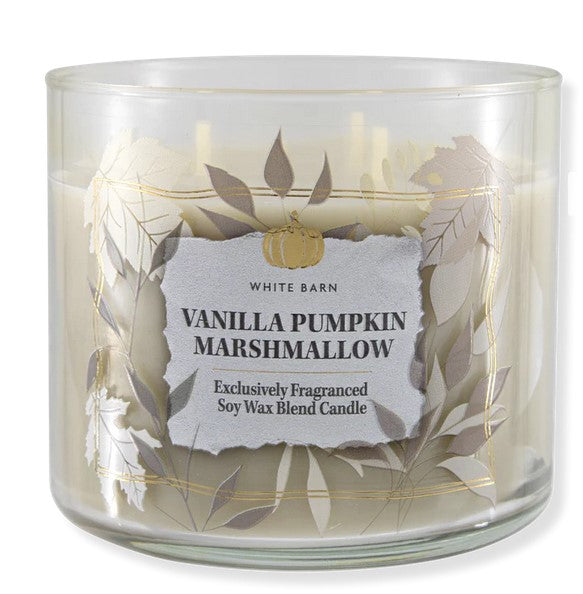 Vanilla Pumpkin Marshmallow 3 Wick Candle