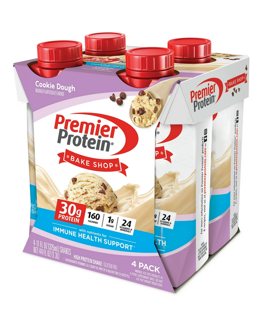 Premier Protein Shake, Cookie Dough, 30g Protein, 11 fl oz, 4 Ct