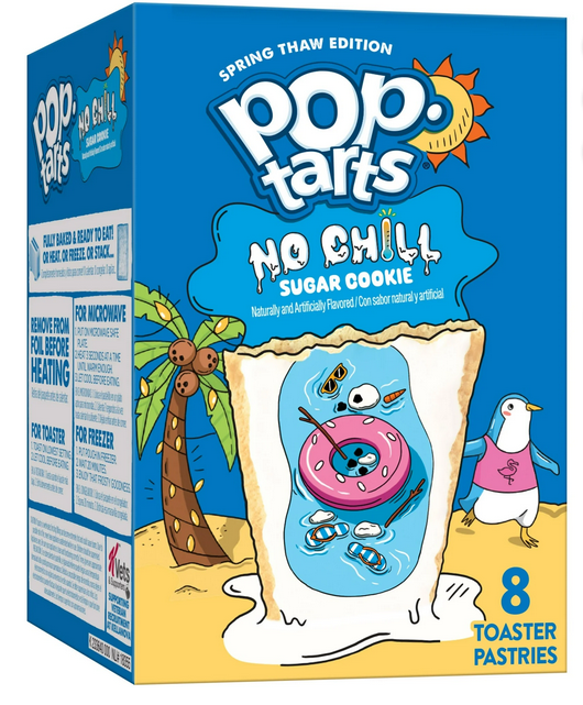 Pop-Tarts Froted Sugar Cookie Toaster Pastries, Spring Thaw Edition, Shelf-Stable, 13.5 oz (8 Count)