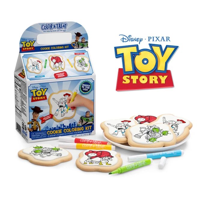 Disney Pixar Toy Story Color-a-Treat Cookie Coloring Kit