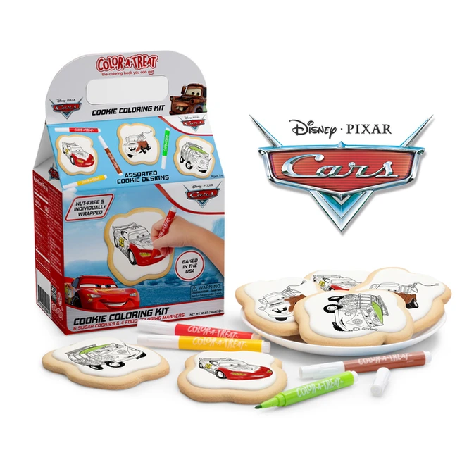 Disney Pixar Cars Color-a-Treat Cookie Coloring Kit