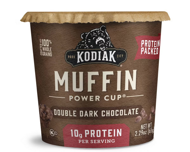 Kodiak Cakes Protein-Packed Single-Serve Muffin Cup Double Dark Chocolate - 2.36oz