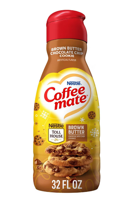 Coffee Mate Creamer Brown Butter Chocolate Chip Cookie 32fl oz