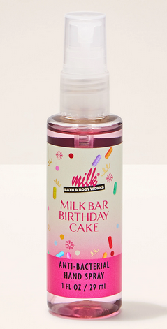 Milk Bar Birthday Cake  Hand Sanitizer Spray