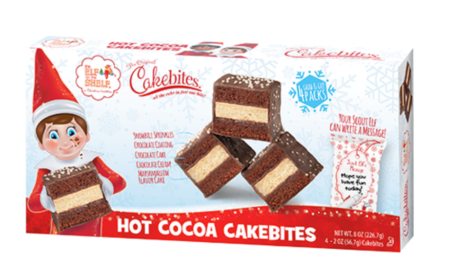Elf on the Shelf – Hot Cocoa Cakebites