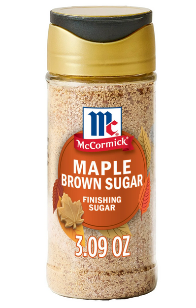 McCormick Maple Brown Sugar Finishing Sugar, 3.09 oz Bottle