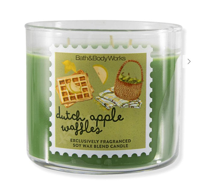 Dutch Apple Waffles 3 Wick Candle